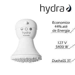 Chuveiro Ducha SS 3 Temperaturas 127V 5400W - Hydra