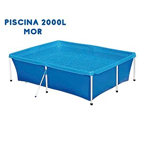 Piscina Standard Retangular 2000 Litros Com Armação