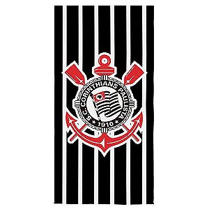 Toalha Aveludada De Time Corinthians Licenciado Lepper