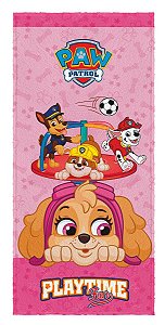 Toalha De Banho Felpuda Patrulha Canina Lepper 120x60cm