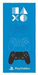 Toalha Felpuda Estampada PlayStation 60X120Cm Lepper
