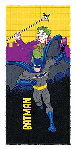 Toalha Felpuda Estampada batman 60X120Cm Lepper