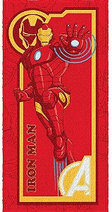 Toalha Felpuda Avengers Meninos Lepper 120X60CM