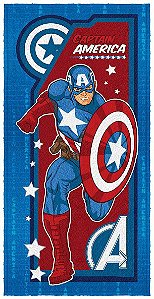 Toalha Felpuda Avengers Meninos Lepper 120X60CM