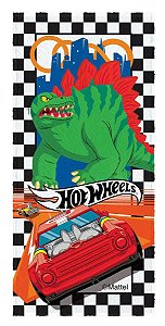 Toalha De Banho Infantil Hot Wheels Lepper Kids 120x60cm