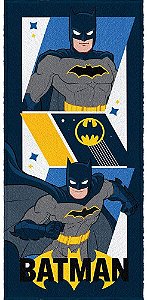 Toalha Felpuda De Banho Estampada Batman 5 120x60cm Lepper