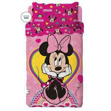 Colcha Infantil De Menina Dupla Face 2 Peças Cor:Minnie