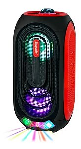 Caixa De Som Ecopower Com Bluetooth - Usb - Fm - Aux EP-2311 Cor:Vermelho