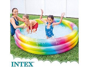 Piscina Inflavel Infantil 581 L - INTEX Arco-iris