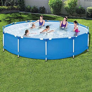 Piscina Circular 7000l Azul Mor