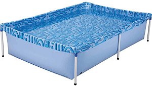 Piscina 1.000L. Armacao Ferro Mor