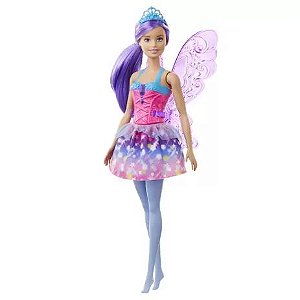 Boneca Barbie Dreamtopia Fada Cabelo - Mattel GJK00