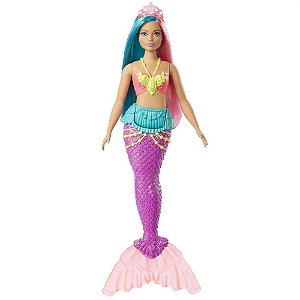 Boneca Barbie Mattel Fantasia Sereia - GJK11