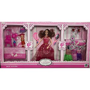 Boneca Barbie E Filha Com Acessorios - Futuro