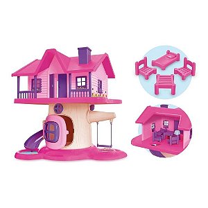 Brinquedo Casinha De Boneca Na Arvore