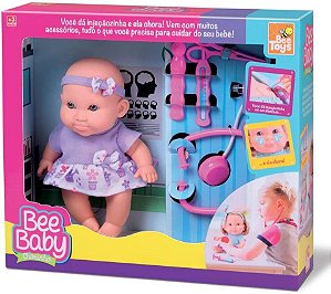 Boneca Bee Baby Chorinho C/ Kit Médica - BeeToys Brinquedos REF 0758