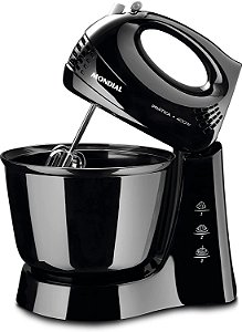 Batedeira Mondial Pratica BLACK 350W B12NP - 6008-02 - 220 V