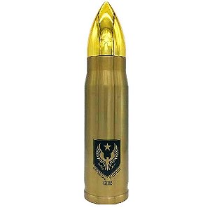 GARRAFA DE INOX BALA DE CANHÃO 500ML Dourado