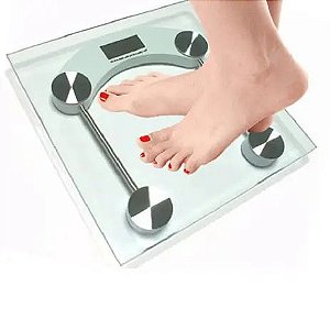 BALANÇA DIGITAL PARA BANHEIRO DE VIDRO 180KG