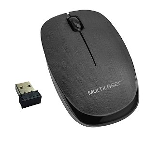 Mouse Sem Fio 2.4Ghz Preto Usb Mo285