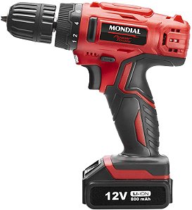 Parafusadeira Bateria Lition 12V Mondial Fpf-06M - 2445-01