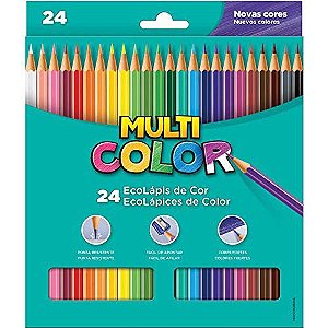 LAPIS DE COR MULTI COLOR 24 CORES