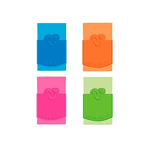 BORRACHA COLORIDA COM CAPA LEO E LEO