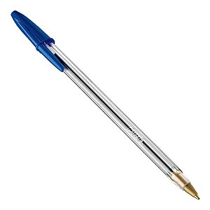 CANETA ESFEROGRAFICA CRISTAL DURA MAIS AZUL
