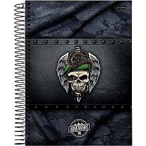 CADERNO CAPA DURA JANDAIA10 MATERIAS 160 FOLHAS ADVENTURE