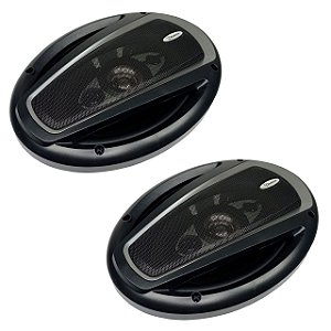 Par Alto Falante Roadstar 6x9 Polegadas Triaxial