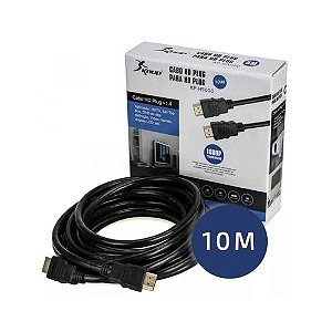 Cabo Hdmi 10 Metros Sem Filtro V1.4 Knup Kp--H5000 Preto