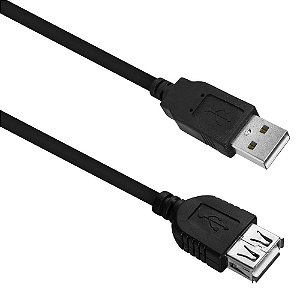 Cabo Usb Macho X Usb Femea 1,5 metros 2.0 com Filtro