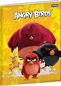 CADERNO CAPA DURA JANDAIA ANGRY BIRDS 96 FOLHAS