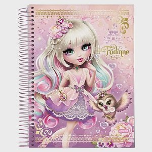 CADERNO JANDAIA LA FADINNE 10 MATERIA 200 FOLHAS