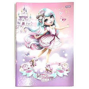 CADERNO CAPA DURA JANDAIA LA FADINNE 96 FOLHAS