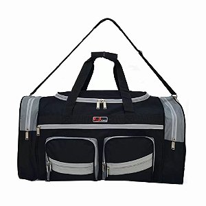 Bolsa Sacola Viagem Media 40 L Cor:Cinza