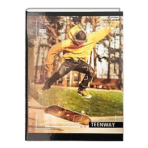 CADERNO CAPA DURA JANDAIA TEENWAY 96 FOLHAS