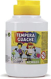 Tinta Guache Branco 519 Pote 250ml - Acrilex
