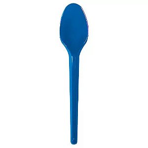 Colher Descartável Sobremesa Azul C/18 KARIN FESTAS