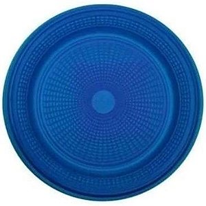 Prato Descartável Para Bolo Azul 15cm 10 unidades TRIK TRIK