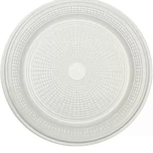 Prato Descartável Para Bolo Branco 15cm 10 unidades TRIK TRIK