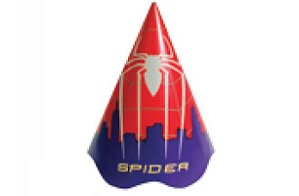 Chapéu Spider Man Animação c/5 unidades KARIN FESTAS