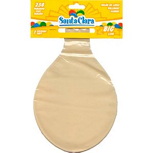 Balão Big Bexigão Branco 25 Polegadas 1 Unidade SANTA CLARA