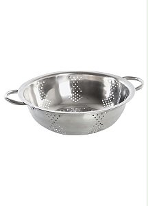 ESCORREDOR DE MASSAS DE INOX 27x10CM