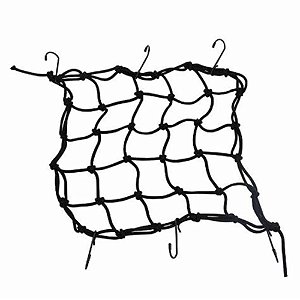 Rede Elástica Bagageiro 40x40 6 Ganchos Universal