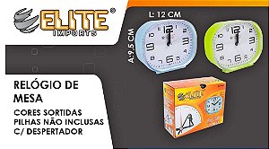 Relogio Despertador De Mesa A Pilha