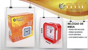 Relogio Despertador De Mesa A Pilha