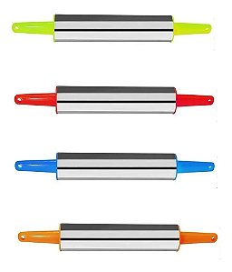 Rolo P/ Massa Inox Padaria - Esfirra - Confeitaria- Pizzaria