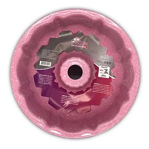 Forma Assadeira de Aço Carbono Antiaderente Redonda Colorida