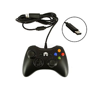 Controle Xbox com fio Preto CON-8147 Inova